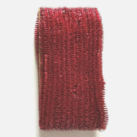 Christmas Tree Ornaments Red Tinsel