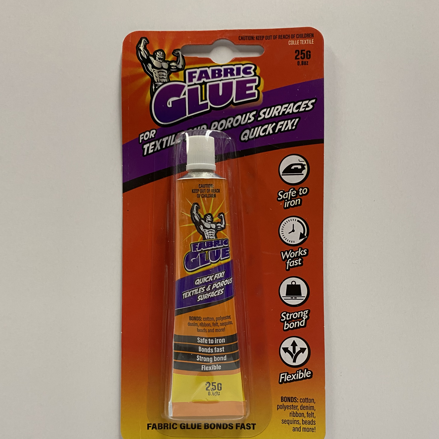 Art & Craft Fabric Glue Textile Contact Bond Adhesive 25grams
