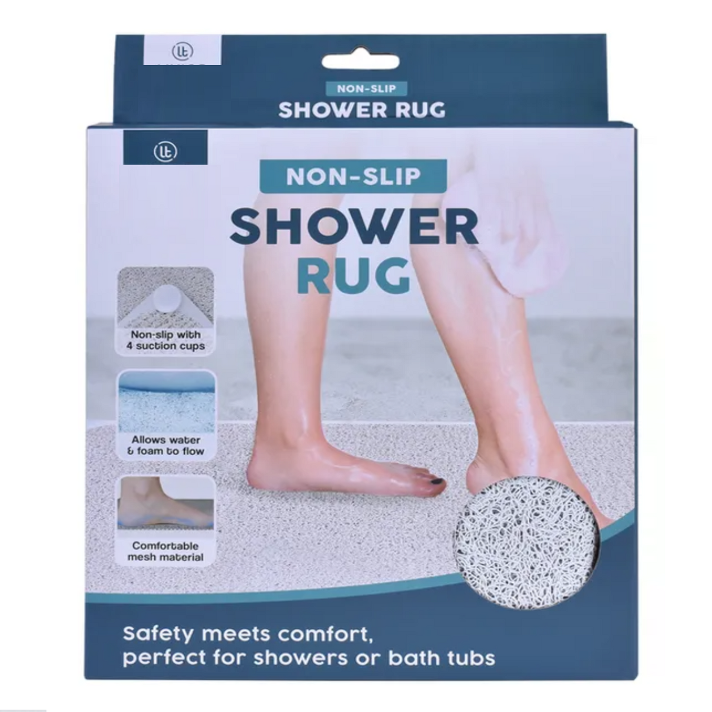 Shower Rug Bath Mat non slip 44cm x 73cm