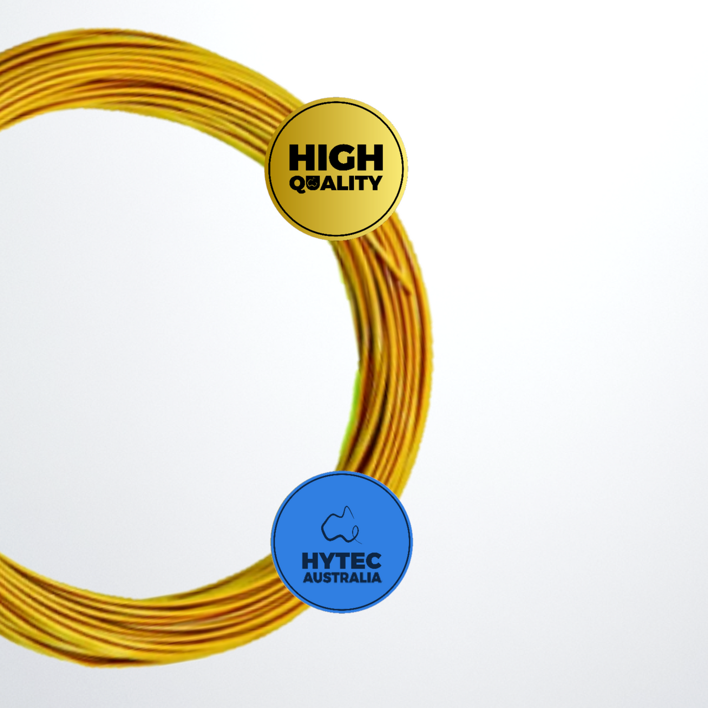 Medium Density Polyethylene Welding Rod Round - Dark yellow 3mm