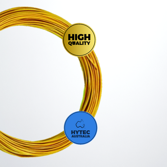 Medium Density Polyethylene Welding Rod Round - Dark yellow 3mm