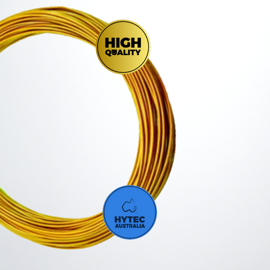 Medium Density Polyethylene Welding Rod Round - Dark yellow 3mm