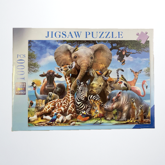 Puzzle 1000 Pieces Animal Kingdom Jigsaw Puzzle for all Ages Size 50 X 75 CM