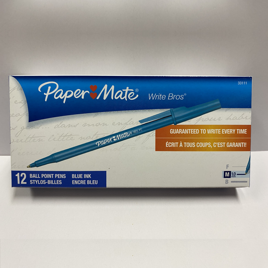 Ball point pens Medium 1.0mm Blue - Paper Mate (12 Pack)