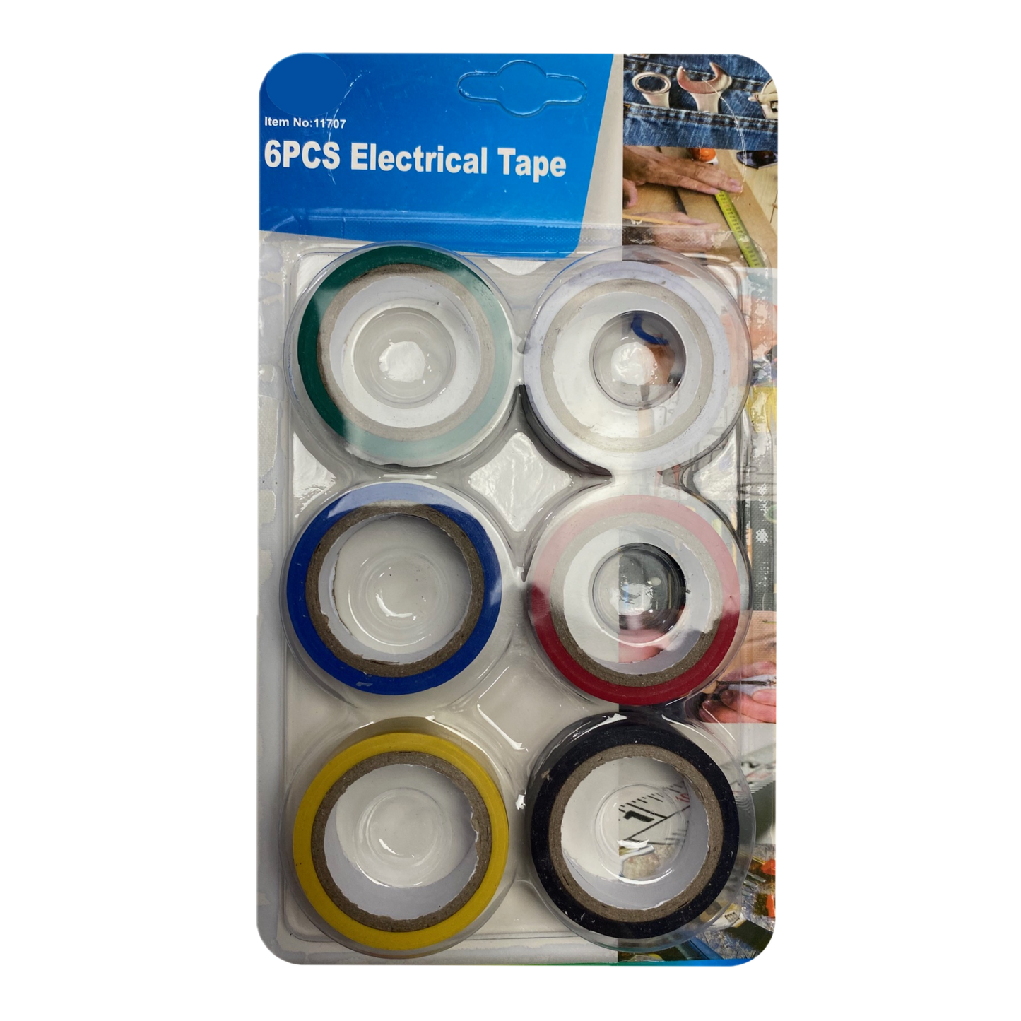 Electrical Tape 6 Colours 18mm x 7m PVC Tape