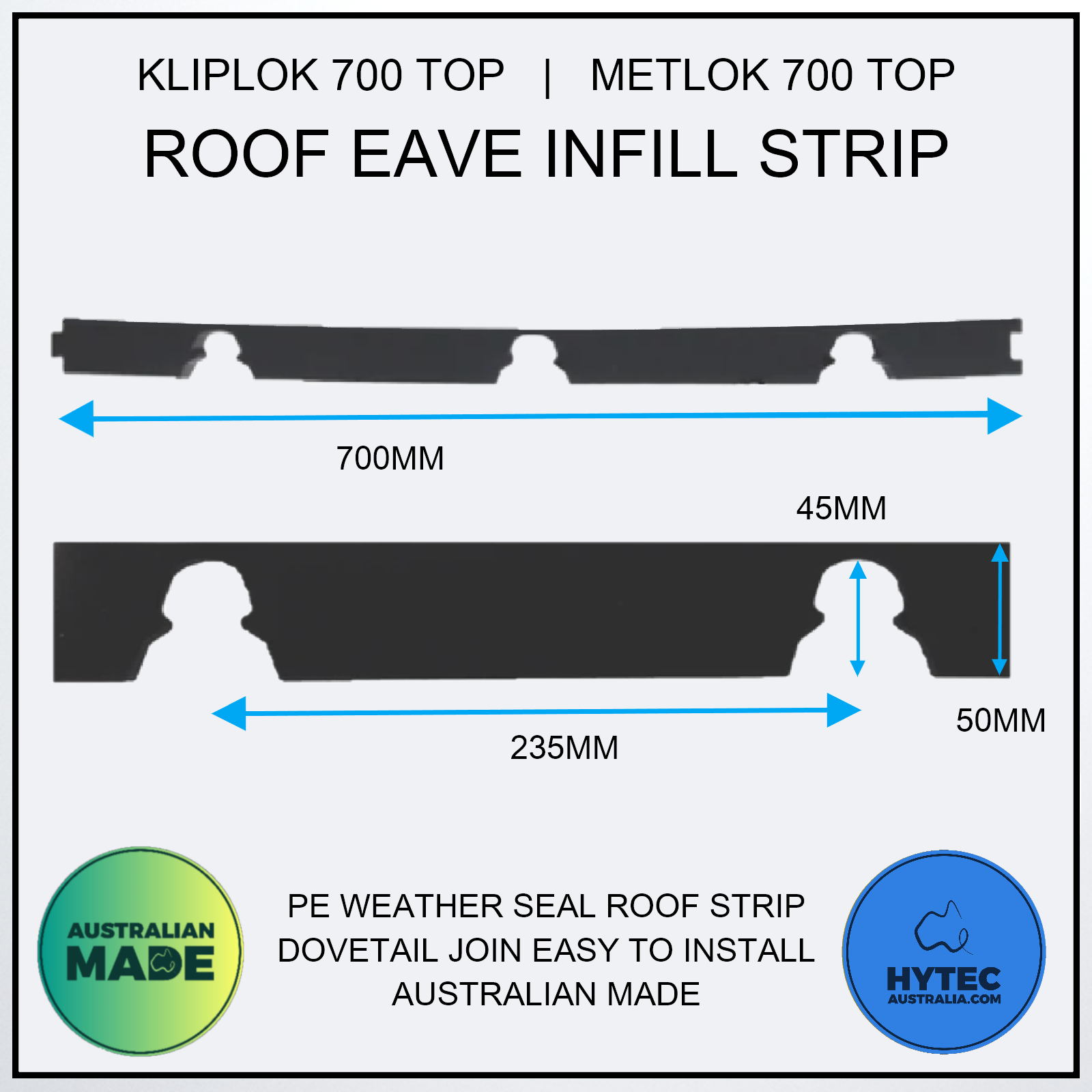 Trimdeck Roof Infill Strips 20× Infill Strips For Trimdeck Roof - Foto 10