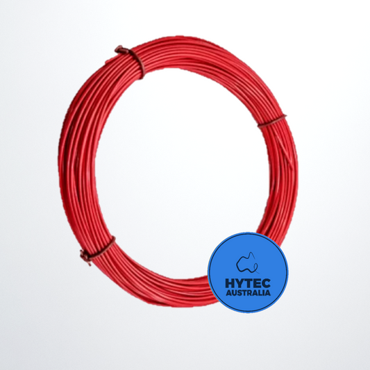 Medium Density Polyethylene Welding Rod Round - Red 3mm or 4mm