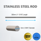 Stainless Steel Round Solid Rod 300mm