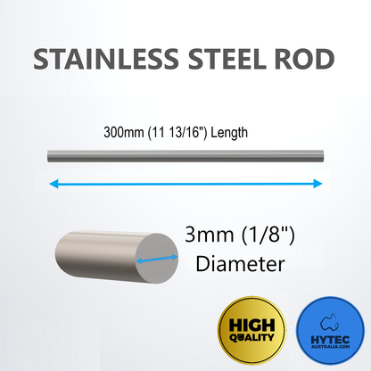 Stainless Steel Round Solid Rod 300mm